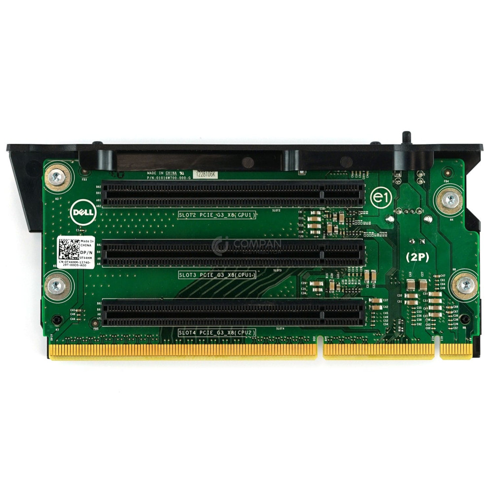 T44HM DELL RISER BOARD PCI-E X16 3SLOT FOR R520 0T44HM